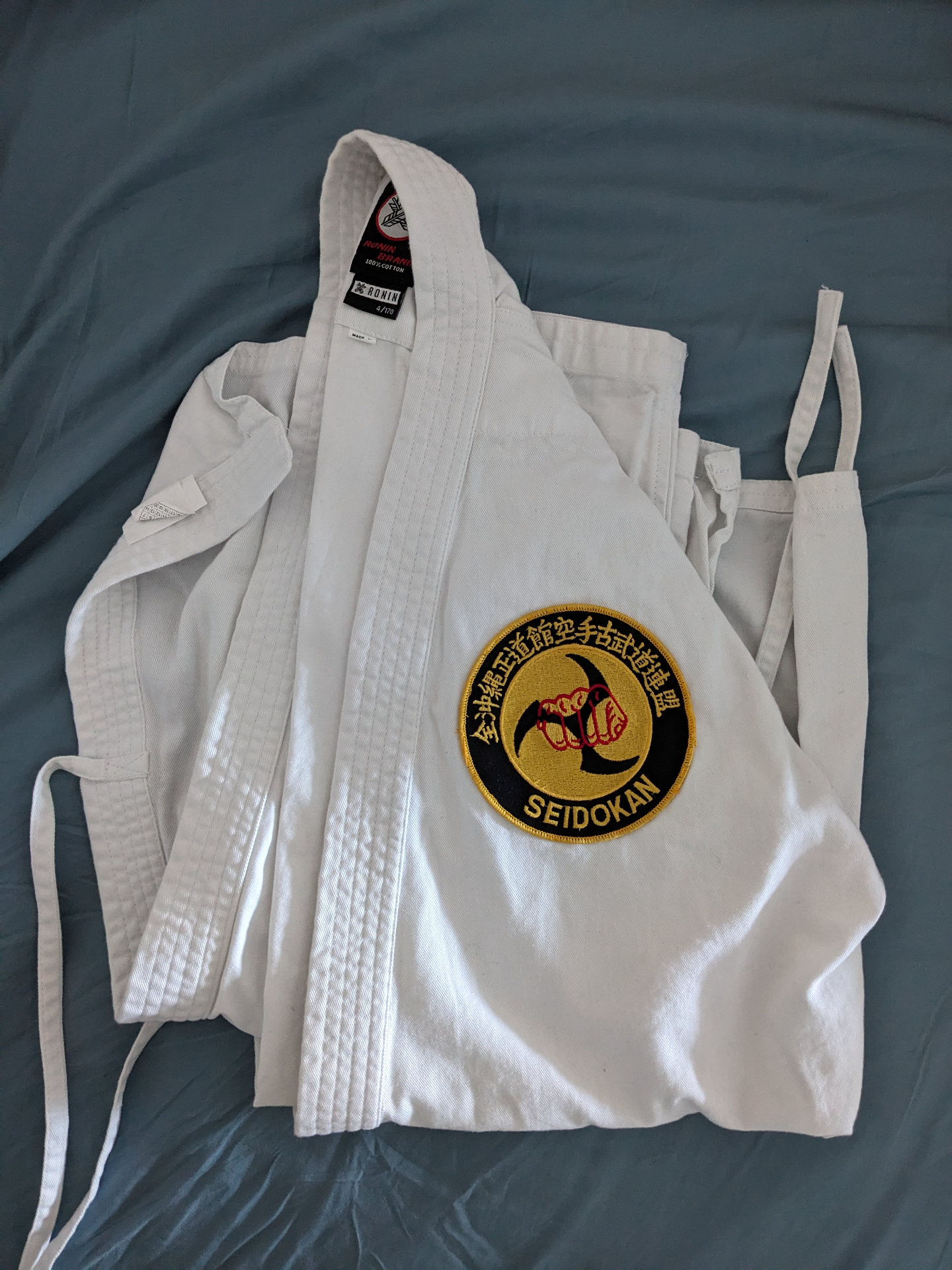 Zack A., founder of Python Precision, training in Seidokan karate